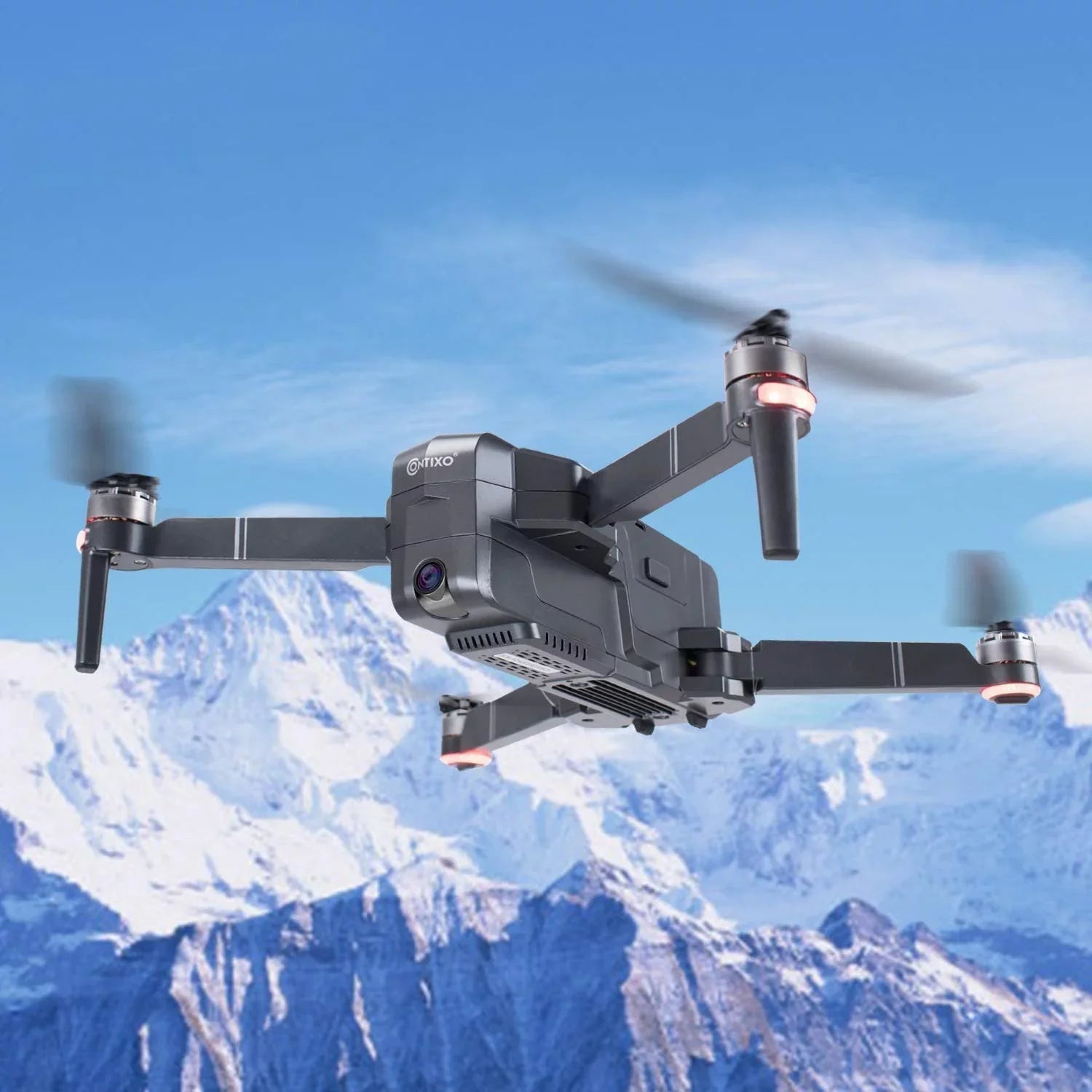 Camera , Brushless Fits Foldable Flight Minutes with Time, Waypoint Adults, 30 Carrying Pro 4K with Case with Motors, for Follow Camera Quadcopter Drone F24 Contixo Me,