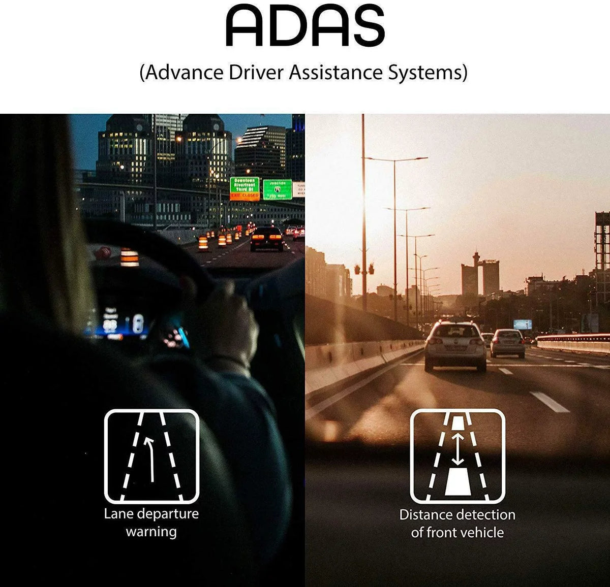Rexing Dash and Cam Cabin Front V3 with Inside 1080P & Wi-Fi GPS