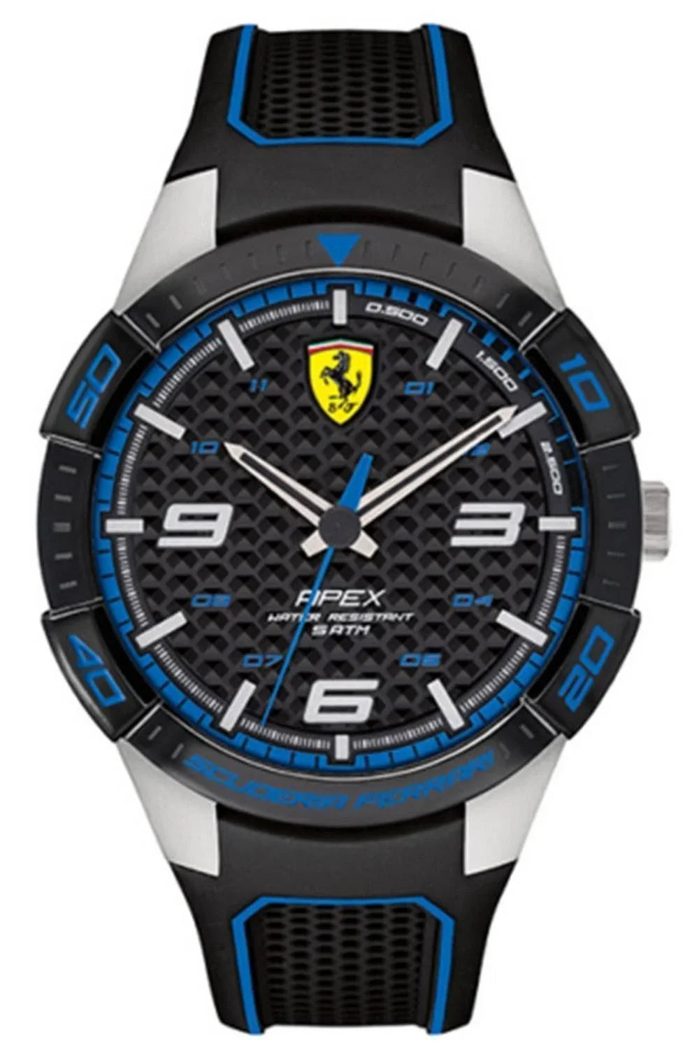 Quartz Men's Silicon Watch Apex Band 0830632 Ferrari Scuderia