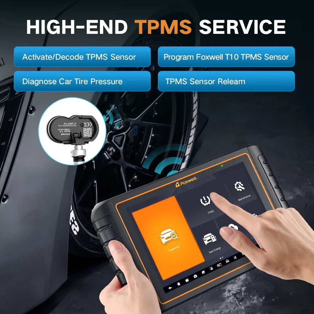 Programming Services Reader Car System GT75TS OBD2 Bidirectional Code ECU Coding Professional Tool EOBD Tool OBD Foxwell with Reset Scanner Scanner All Test Automotive Active Tool 36 Diagnostic TPMS