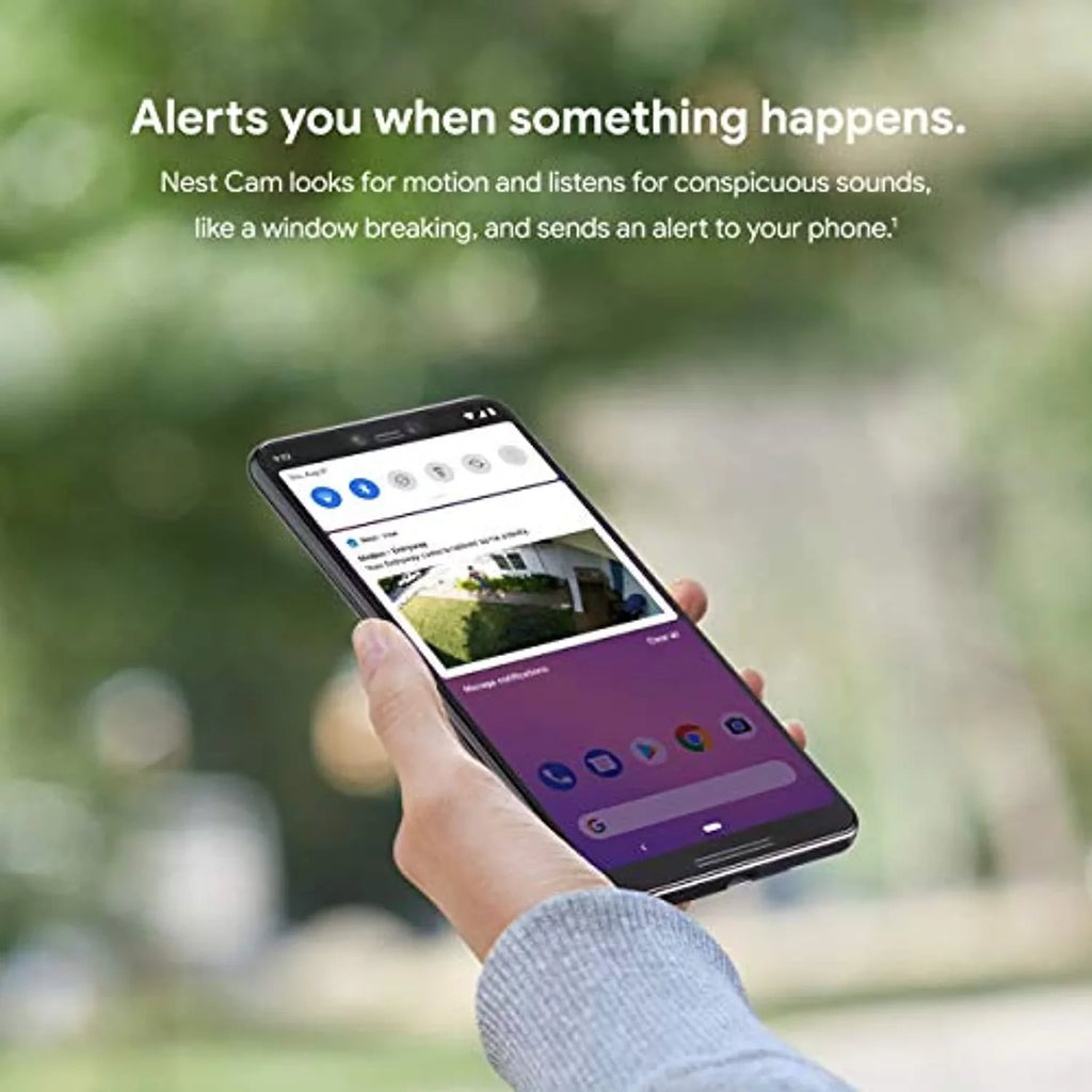 Your - exterior Cam Camera Control exterior with 1st Nest - Phone Night Google Vision - - 2-Pack with Camera Generation Weatherproof Surveillance