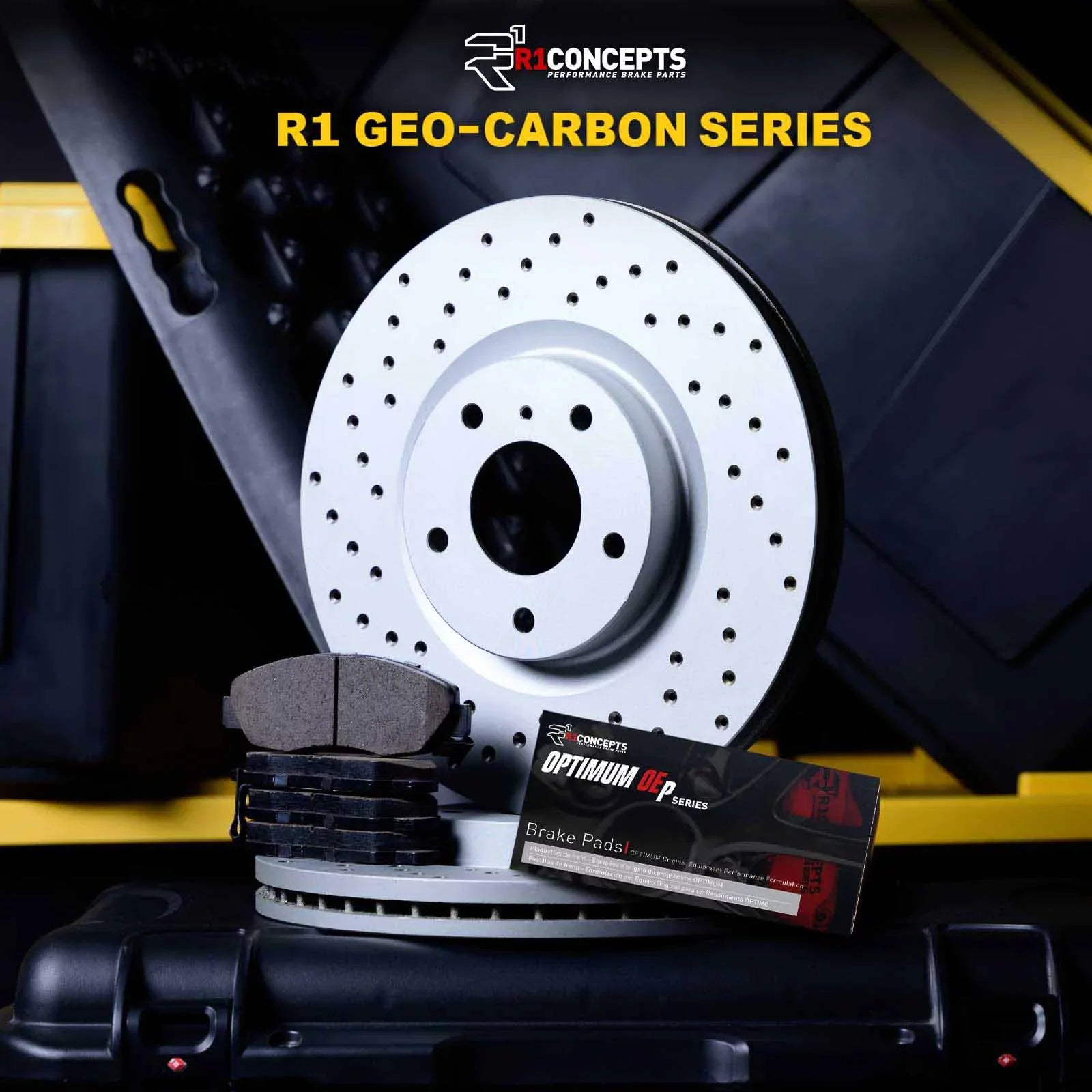 Brake OEp and 2007-2015 R1 Pads| Optimum Pads| Pads Brakes G37, Rotors Rotors G35, and Rotors|fits Q60 Brake Front |Front Brake Kit Concepts and