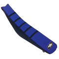 Traction Fits Yamaha Shield With YZ125X 2020 Ribbed Seat Black/Blue/Black Motoseat