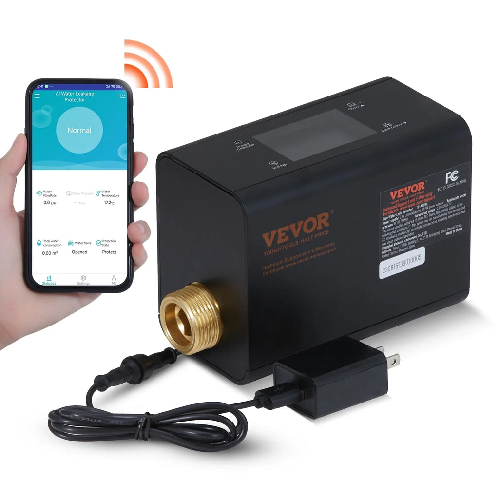 or 1" Leak Detector Monitor 3/4" Automatic pipeline in Available Smart Moisture Diameter. Shutoff