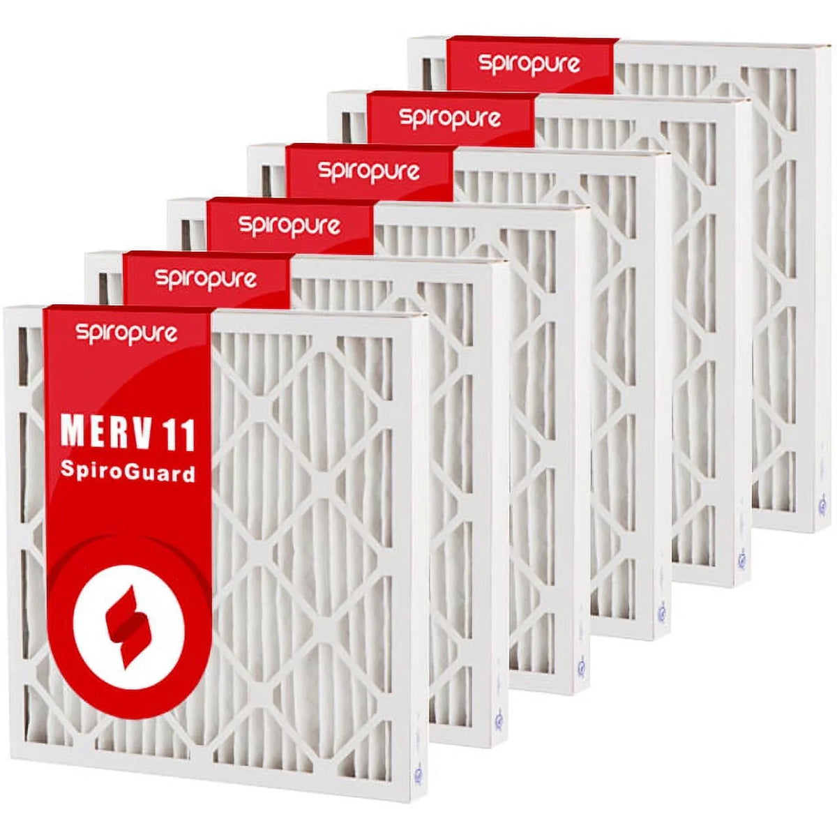 Made Filters Air Pack) Filter 11 SpiroPure Pleated - 15.75x31.75x2 in USA MERV (6