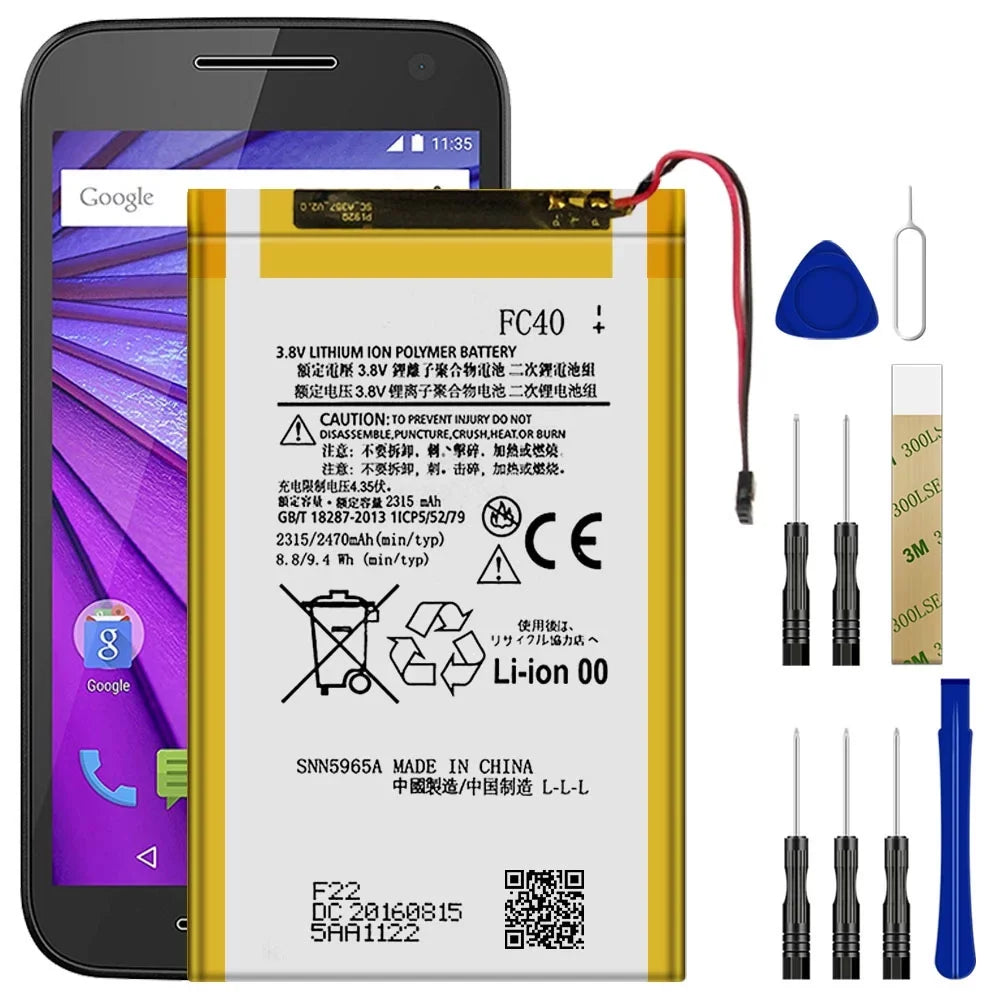 Motorola G3 SNN5965A Moto 3rd XT1557 Replacement XT1550 Battery For XT1552 FC40 2015