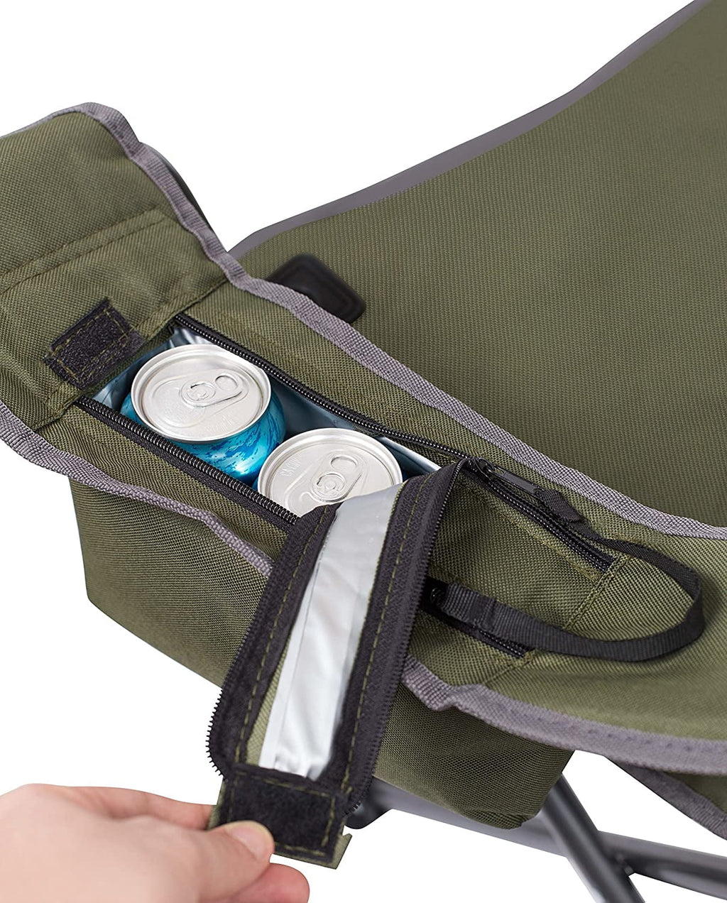'- - Best Quad - Camping Green Bag Outdoor - Duty Padded Cup Insulated Heavy - - Sports Chair Holder Beach Extra Folding Internet's - Carrying - Case - Wide Cooler -