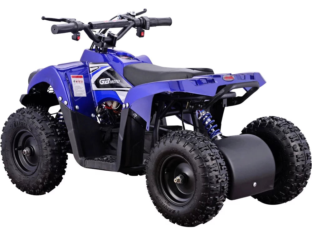 Monster MotoTec Battery 500W Powered Kids Four 36V Wheeler Blue