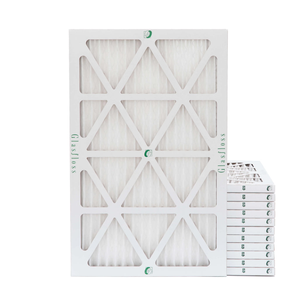 Size: 24-1/2 14x25x1 Pleated Air 12 7/8 x by 13-1/2 Filters 13 Glasfloss. Actual x Pack of
