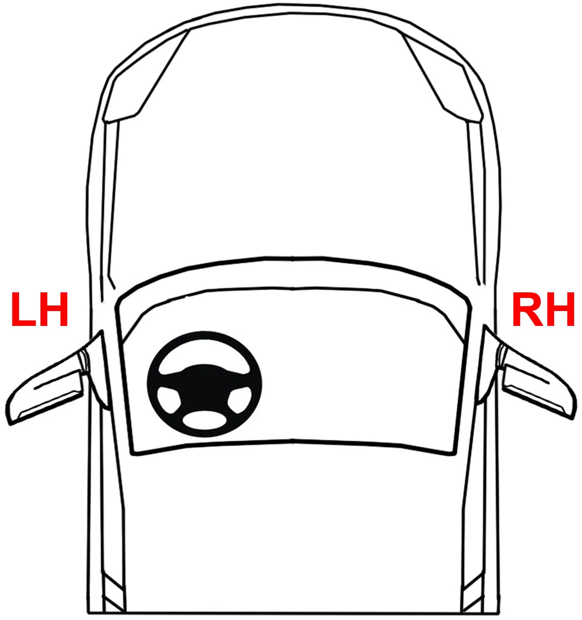 Kool-Vue Nissan Passenger 2007-2012 Paintable Side Sentra Compatible Right With Mirror