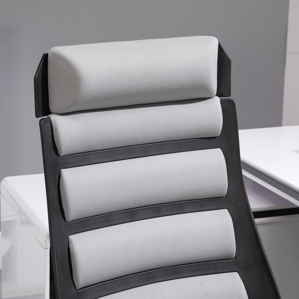with lb. 26.75 Swivel Vinsetto Height, & Capacity, 275 Adjustable Chair Grey in Executive