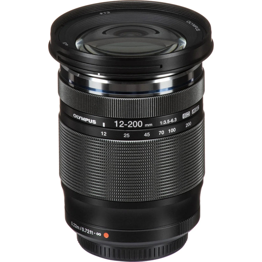 Lens Bundle Flash Olympus Tripod M.Zuiko Lens Accessory Slave 12-200mm 128GB +3 + Kit - f/3.5-6.3 Digital ED +