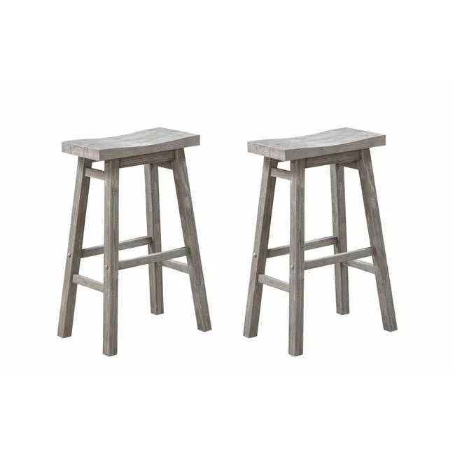 Pack Storm in. Wire-Brush - of 29 2 Gray Sonoma Saddle Barstool,