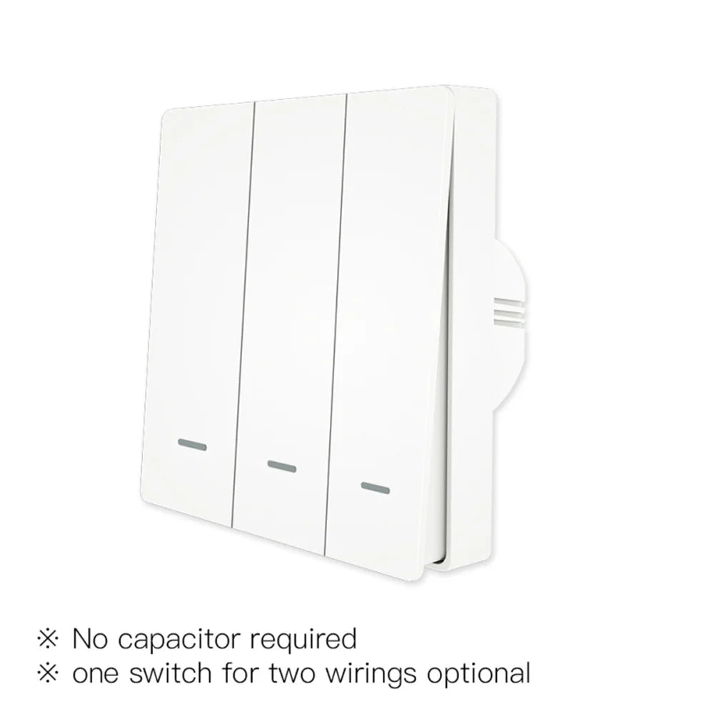 with/without Life Way ZigBee Alexa 2mqtt Capacitor Neutral 2/3 Google Switch Wire Smart Works Tuya No Light Smart with Needed