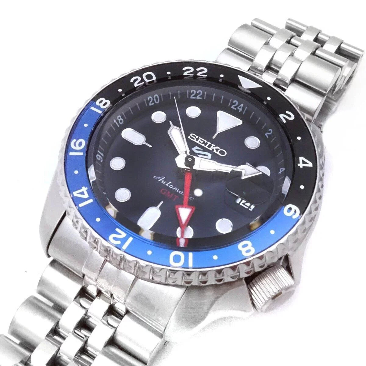 Watch 5 Black and Seiko Bezel Blue