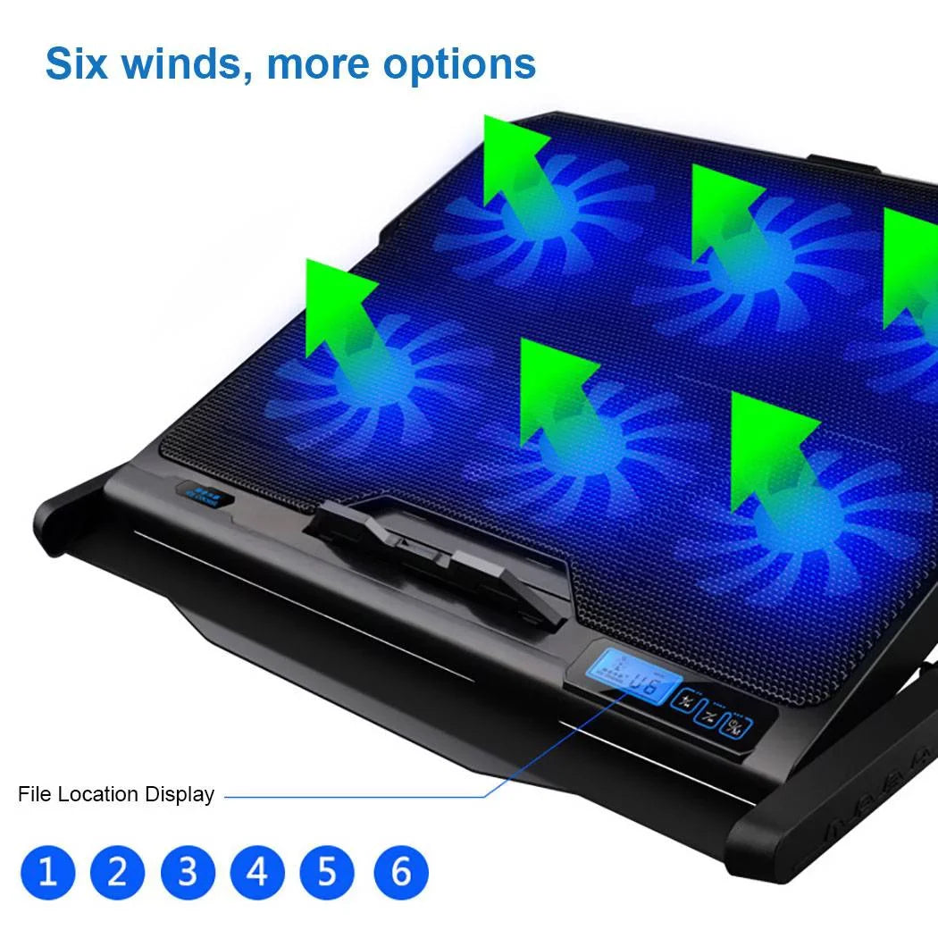 Conditioner Air Computer Laptop Cooling Notebook Portable Cooler Usb Fan Pad "Happyline"