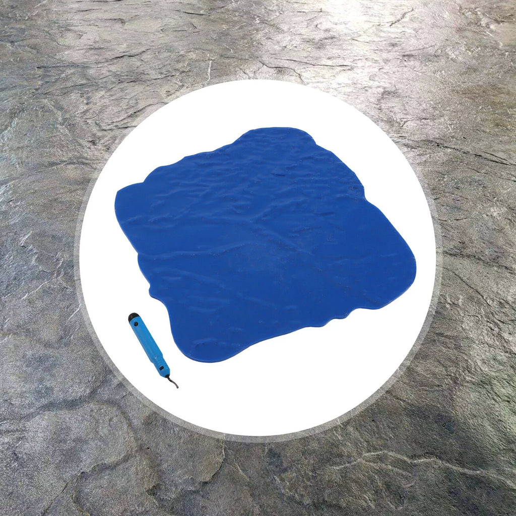 Mold Stamp 12*12 Inch Mat Stone Cement Slate Seamless Concrete Stamp Floor Texture Concrete Miumaeov