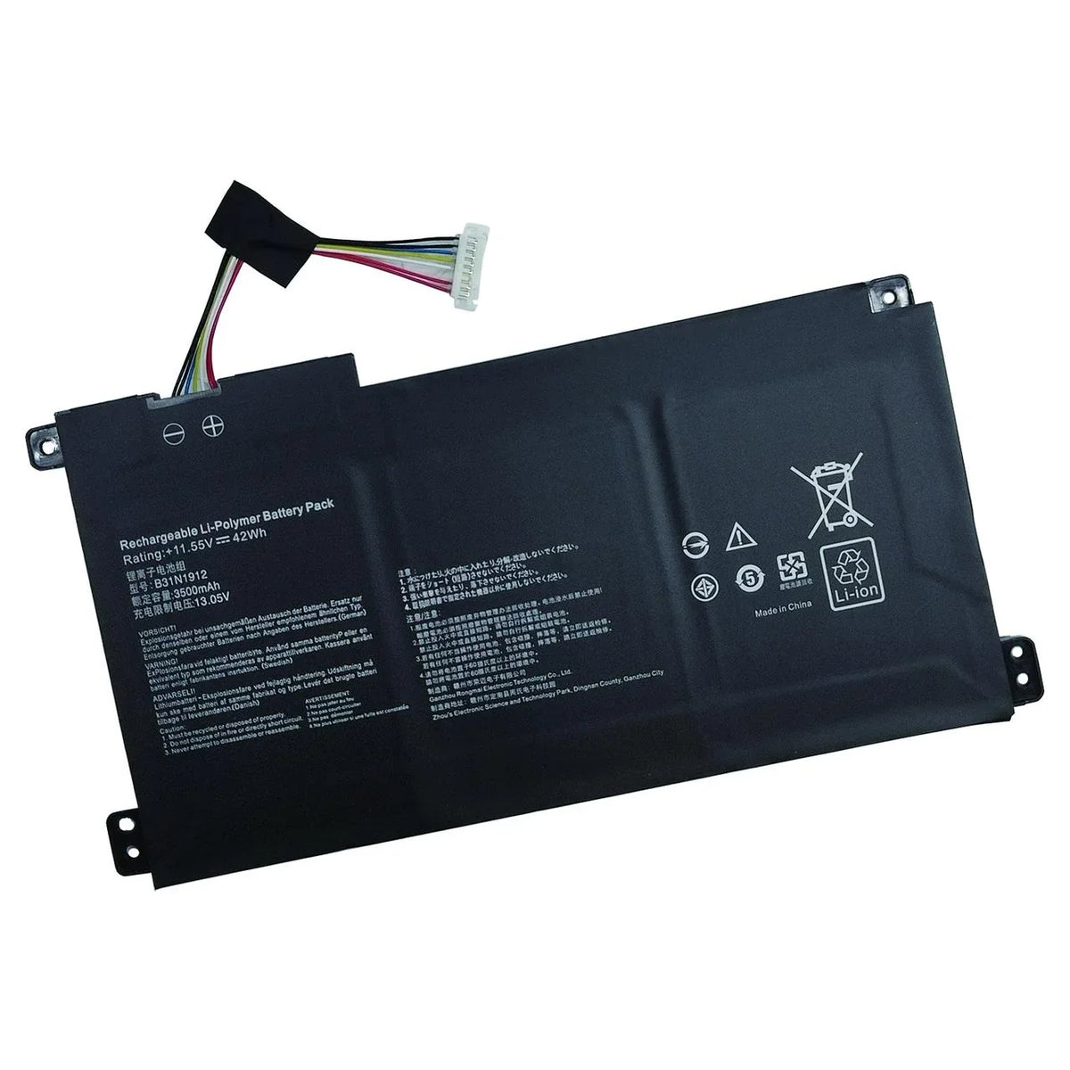 42Wh 14-E410MA for C31N1912 E410KA E510MA VivoBook TECH Emery B31N1912 Battery L410MA ASUS