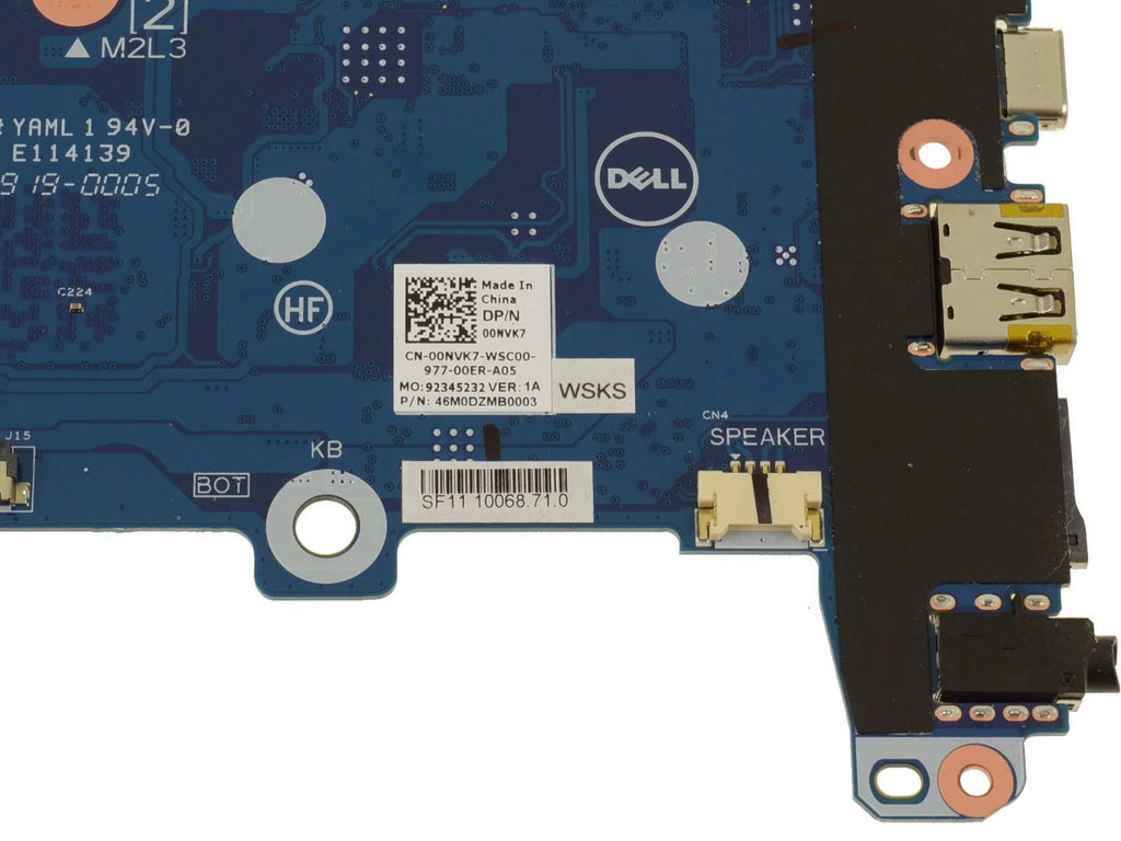 2-in-1 N3350 1.1GHz 0NVK7 New - Dell Chromebook Intel Celeron 5190 11 Motherboard