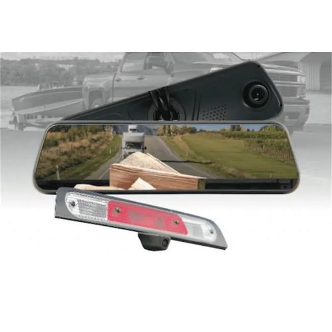 Motion Fullvue Camera Rear 2015-2023 R-1191 Brand Mirror for F-150 Ford