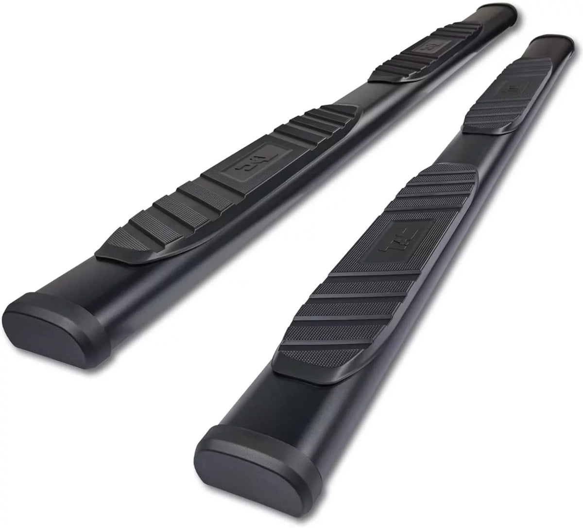 Step Steps Cab Bars Crew Aluminum Pickup 5” Nerf Off-Road Accessories Fits 2005-2024 Texture 5" Truck Black Frontier Rails 2Pcs Side TAC Nissan
