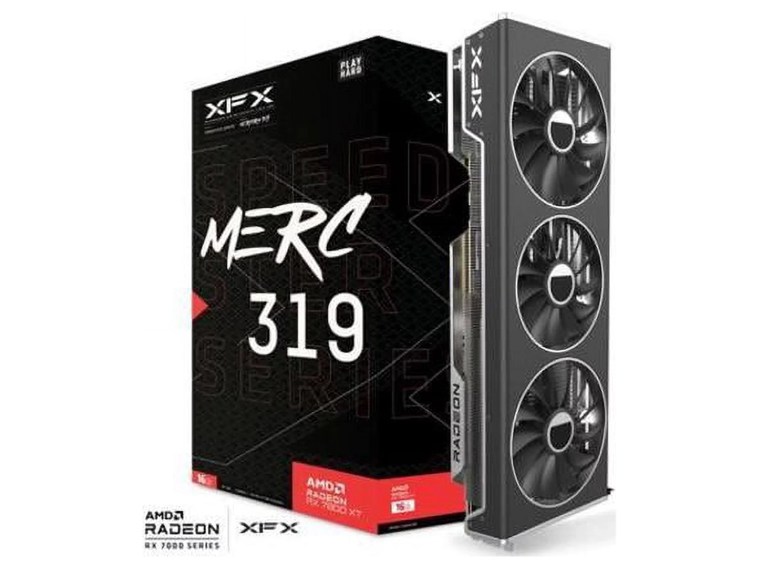 x16 MERC319 Radeon 16GB Video -78TMERCB9 7800 GDDR6 Card 4.0 Express