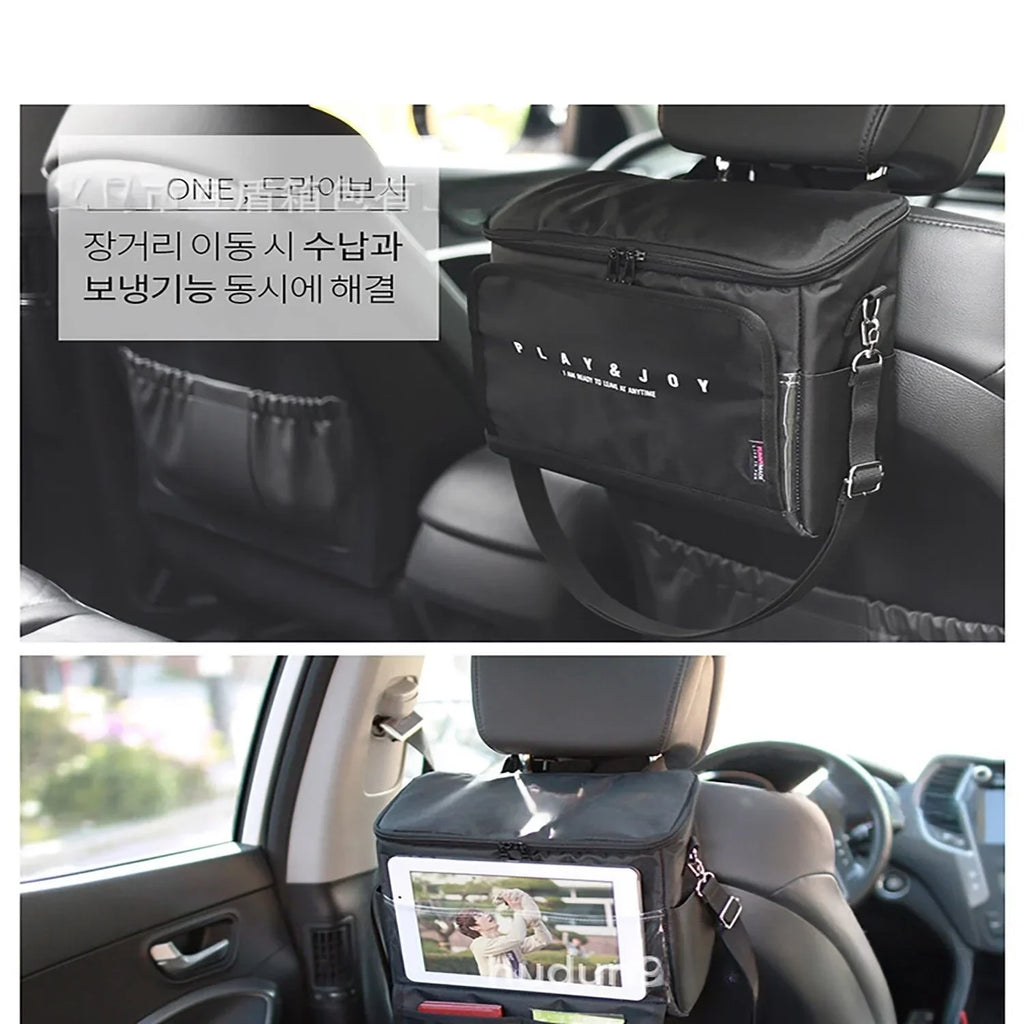 Travel Personal Insulated Seat Passenger OLOEY Bag Driver Organizer, Or Organizer, Back Storage Accessories Cooler Car