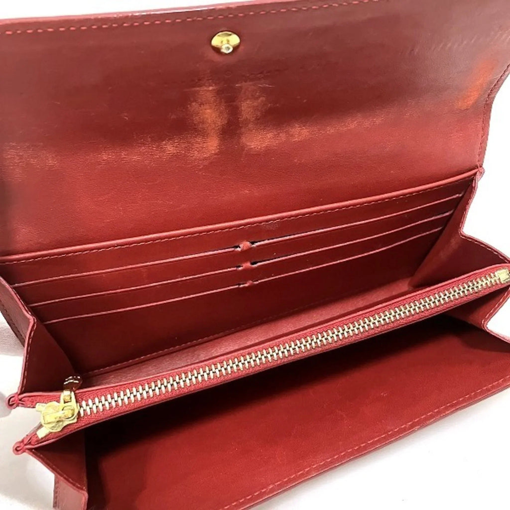 Long (Good) Women's Pre-Owned Sarah Vernis Wallet Vuitton M93530 Portefeuille Louis Monogram