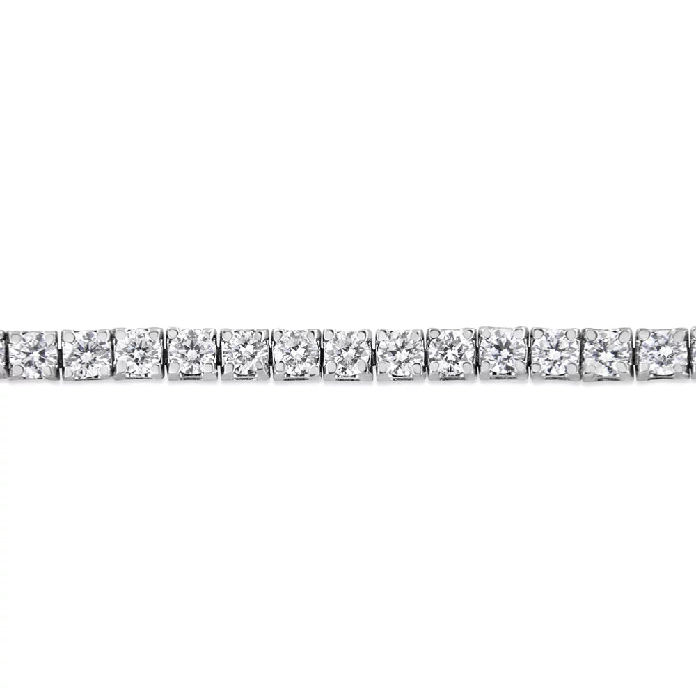 Color, Cttw VS2-SI1 14K Gold White 2.0 (F-G Lab Grown Clarity) Diamond Bracelet Tennis Classic 7.25"
