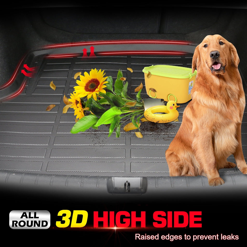 Floor Cargo 3D Front Row Protection Ikon Honda Climatic Molded With -V, 2023-2024 Mat Carpets Shield Trunk Boot All Black 1st & Fits Rear Motorsports Liner Tray Protector Mats 2nd Pad