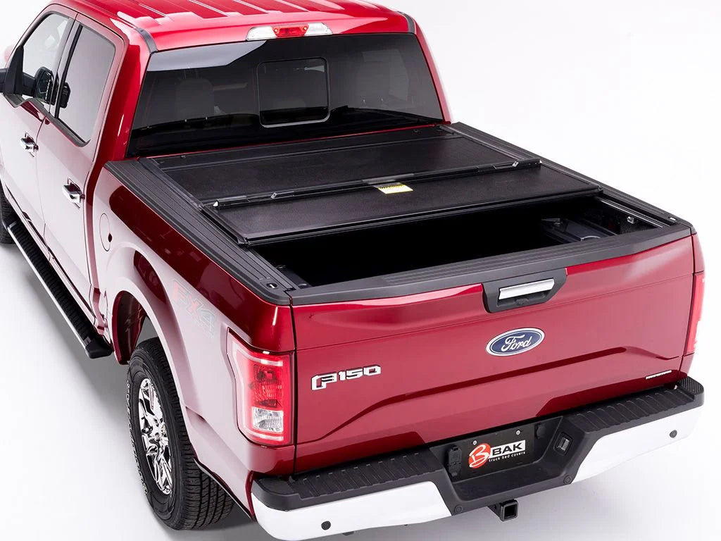 Ford by | Shield Truck BAKFlip 7" Tonneau Hard - 6' Bed Bed with F1 2015 2020 Fits F-150 | (78.9") Folding RealTruck 772327
