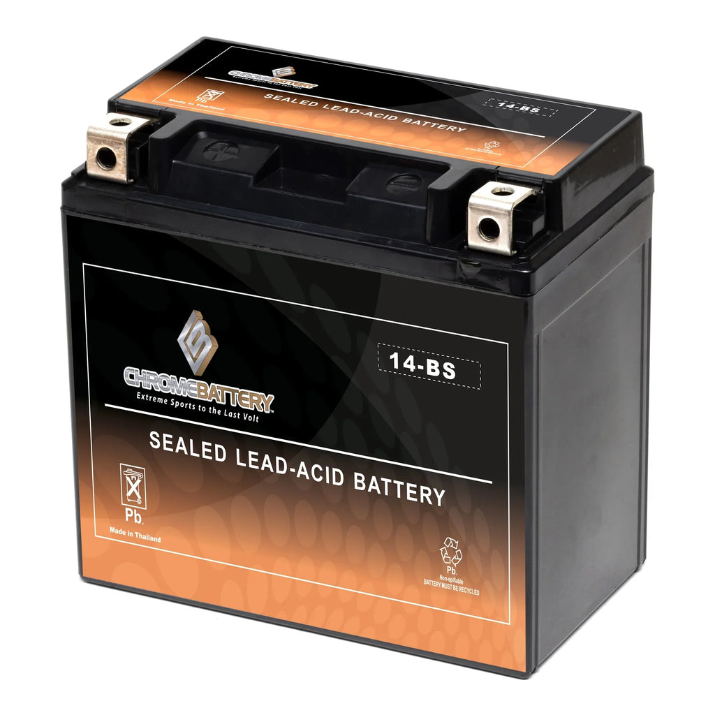 Battery Chrome Battery 2009 Ytx14-Bs Abs Kawasaki Zg1400 Concours, for Motorcycle 1400Cc