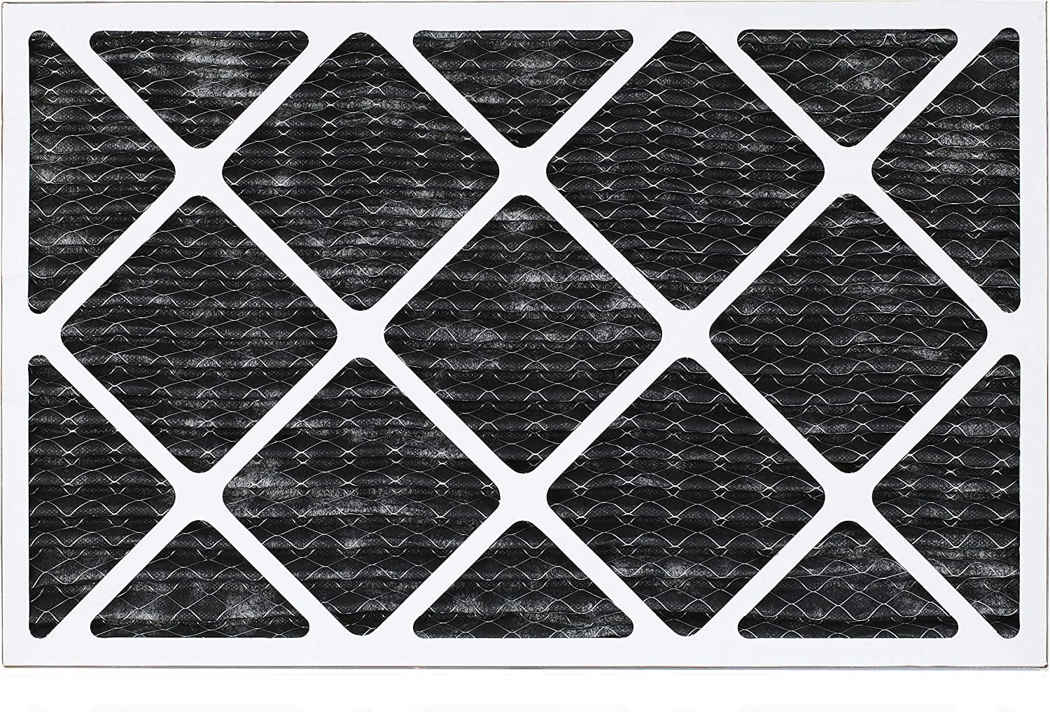 Filterbuy Carbon with (3-Pack) Eliminator Activated Filters Furnace Air Odor 14x20x1 8 Pleated