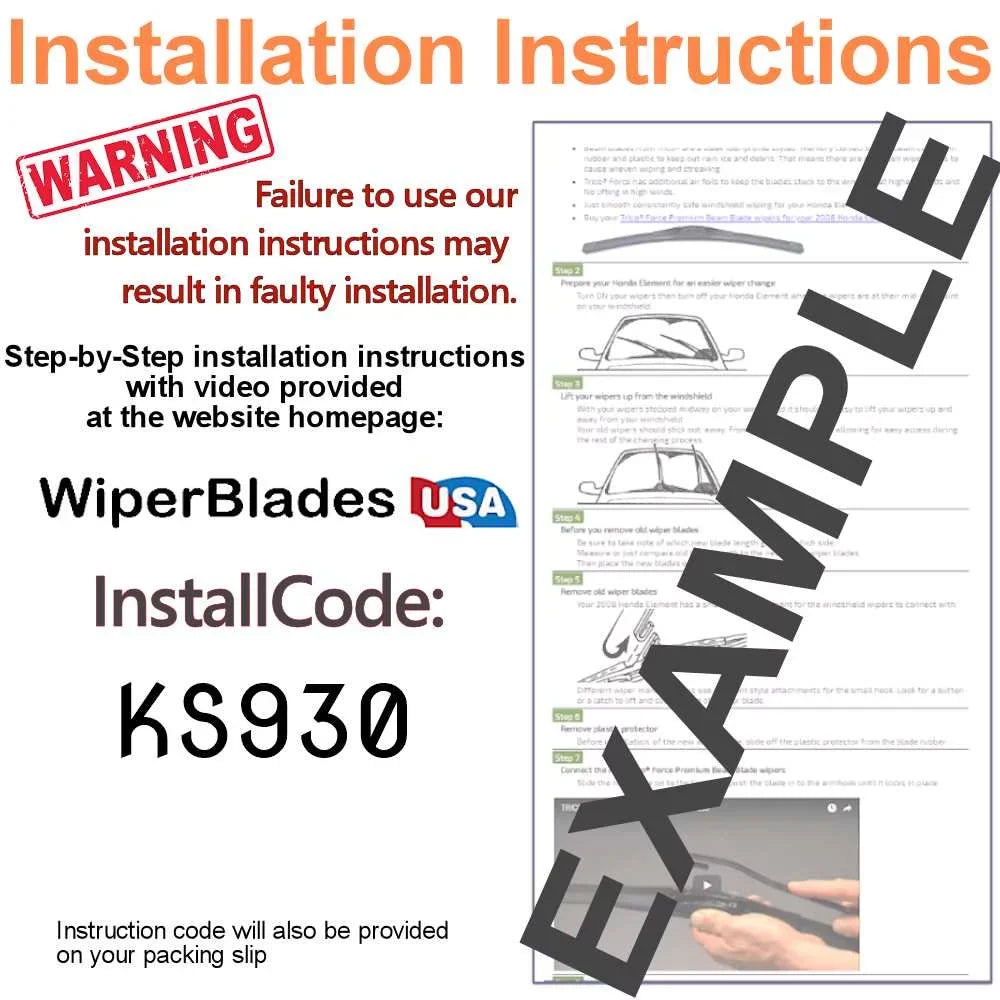 of w/Rear 3) Blades 2018 RAV4 Toyota Wiper (Set Wiper