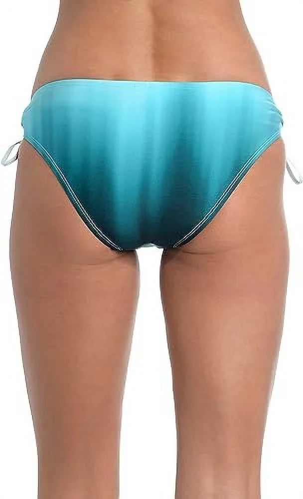 Womens Bottom Side Aqua 14 Size $64 Loop Swimsuit Bikini La Hipster Blanca