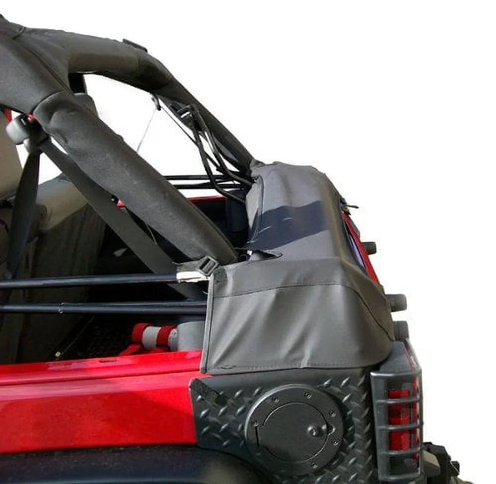 Door Wrangler Top Boot, Storage Jeep Soft Diamond; 12104.50 Ridge Rugged JK, 2 07-18 Black