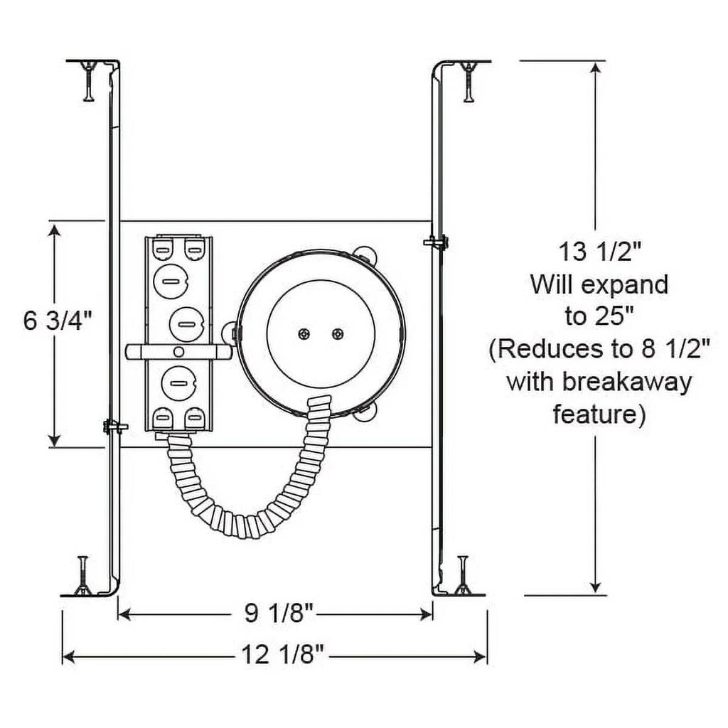 Recessed 4" Non-IC Juno New Construction Housing