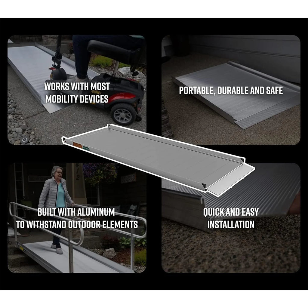 Line Wheelchair Handrails Portable Ramp EZ-ACCESS 8 w/2 3G GATEWAY Foot