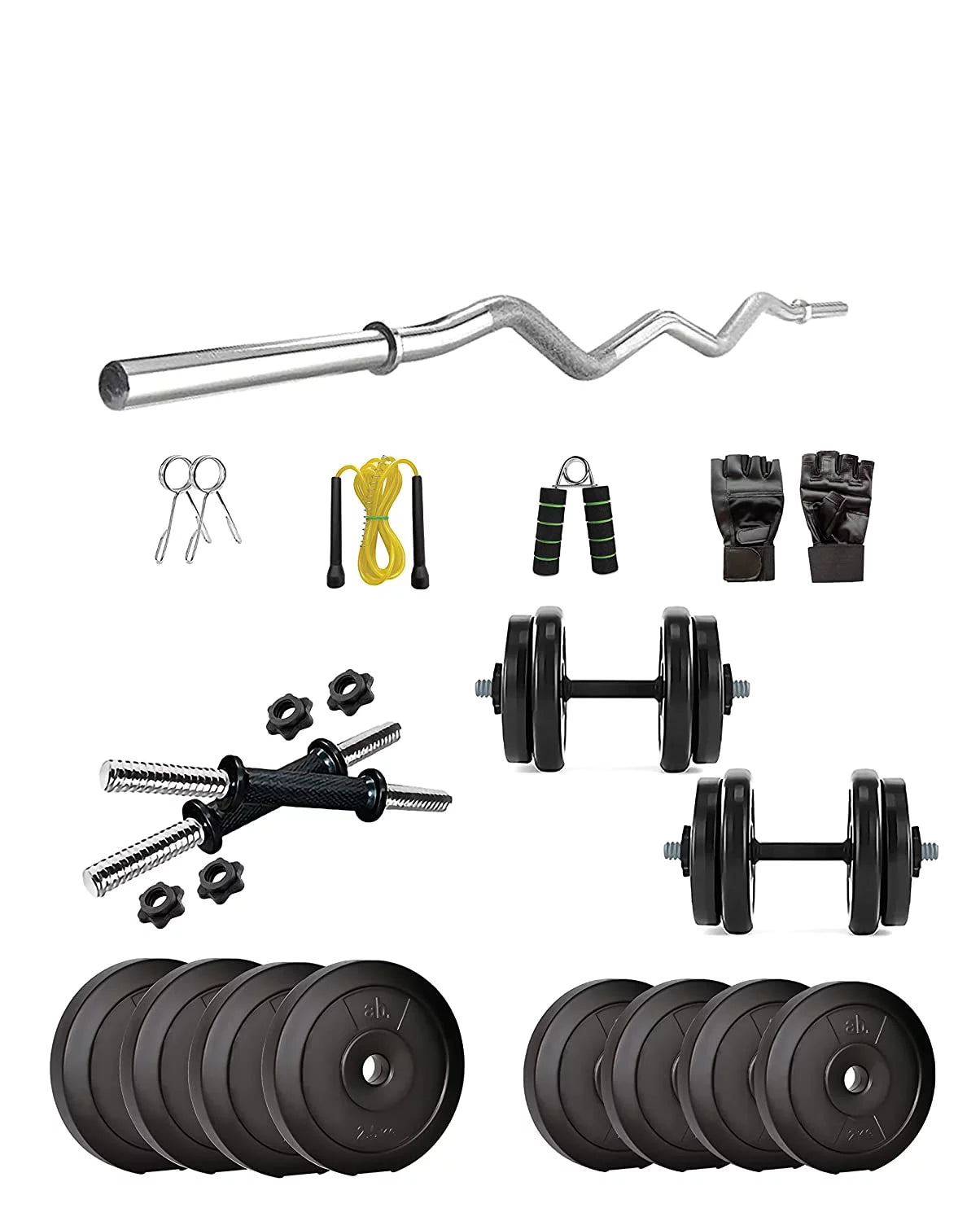 anythingbasic. Home One and One Rods, 3 Kg Gym Set Curl Feet Pair Dumbbell Black 18 with