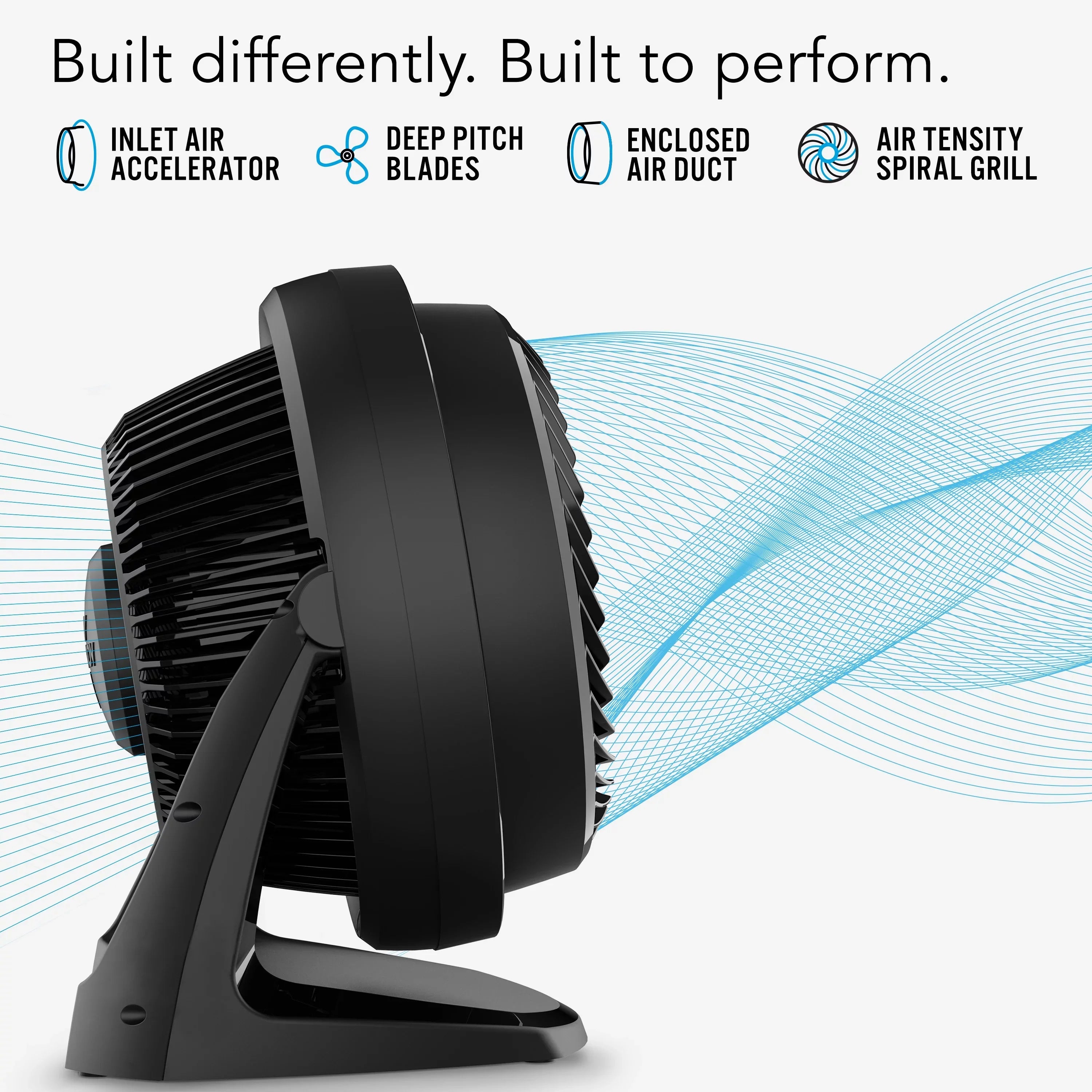 13", Circulator Whole Fan, (New) Air Floor Vornado Room 62 Black