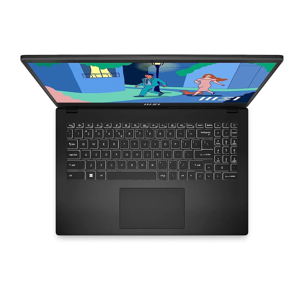 Restored FHD Modern SSD DDR4 15.6" 9S7-15H112-016 Home Graphics B12M 1920x1080 16GB i7-1255U Intel Xe Iris MSI (Refurbished) Windows 512GB 15 Laptop Core 11