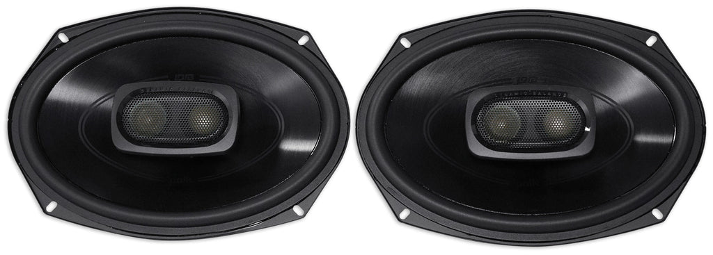 2) 450w DB692 Polk Audio 6X9" Audio Car Speakers+Cyberbuds Marine//Motorcycle