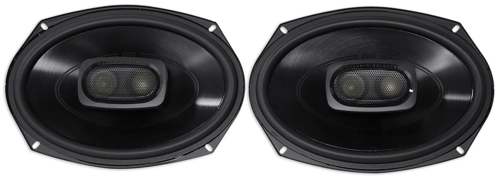 2) 450w DB692 Polk Audio 6X9" Audio Car Speakers+Cyberbuds Marine//Motorcycle