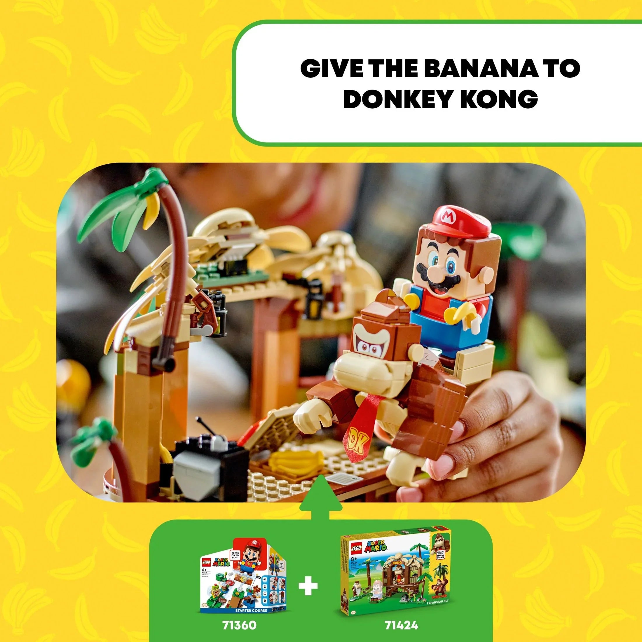 Kong’s Birthday Buildable Super and Donkey 2 Mario Old Expansion Kong Collectible Fun Kong, Donkey Cranky Year Kids, 8-10 Set, for Mario Super Figures 71424 Gift House Tree Game with