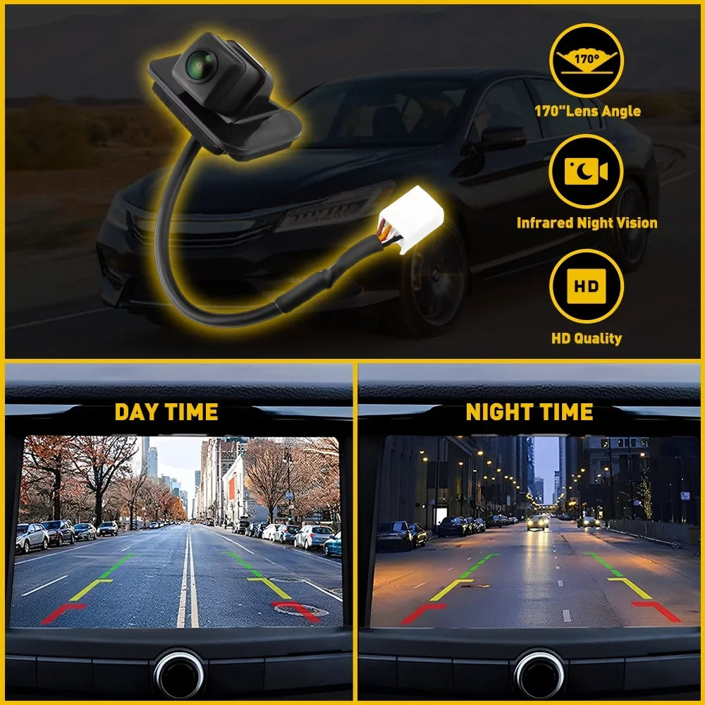 For Accord Backup 2.4L Honda Rear 3.5L Fit Parking Camera View 2014-2017