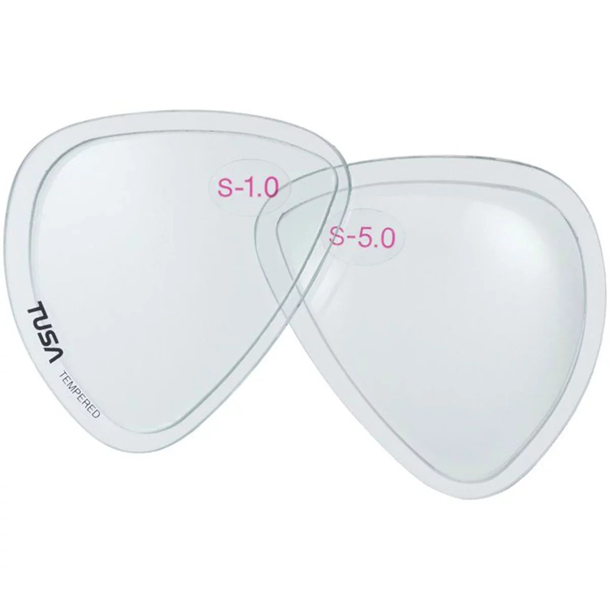 RX Mask Tusa Prescription Mask Lenses the Scuba MC-211 for Tusa Diving Lens Intega