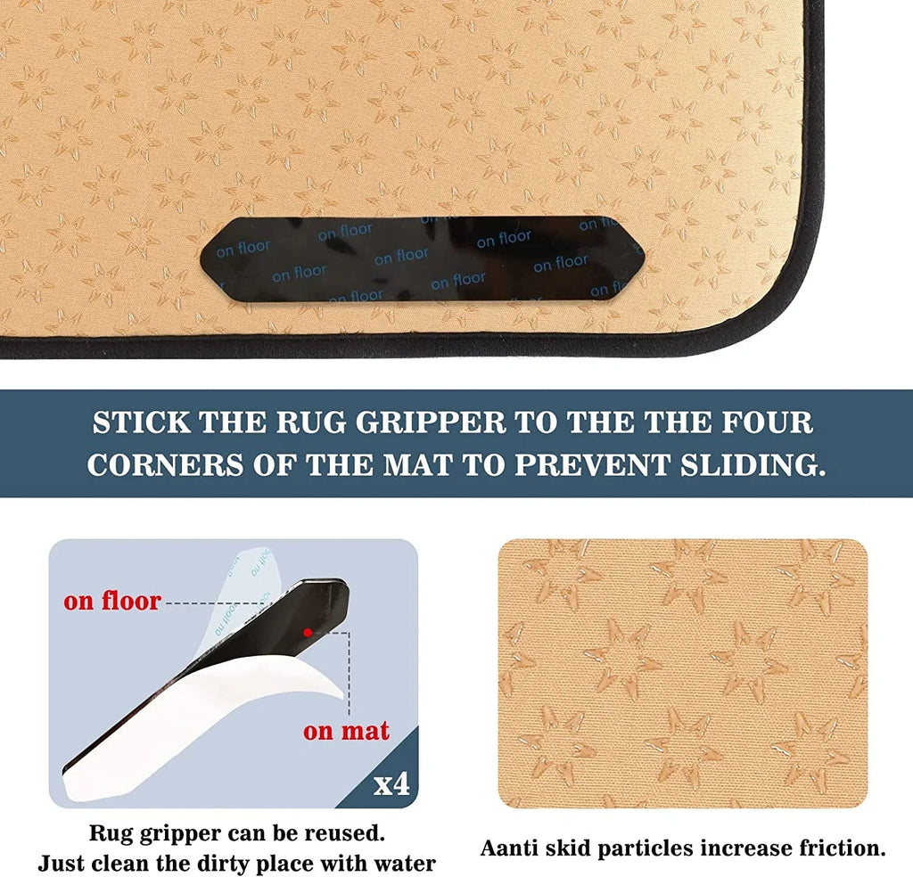 Non inch Bestwell Slip Red for Moistureproof Kitchen Anti-Fatigue Kitchen Floor and Bedroom White Mat 39 Rug Plaid Washable Rug Washroom x Sink 20 Comfort Mat Kitchen