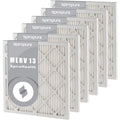 (6 13 17.38x23.38x1 in Air MERV Filters SpiroPure - Pleated Made Filter USA Pack)