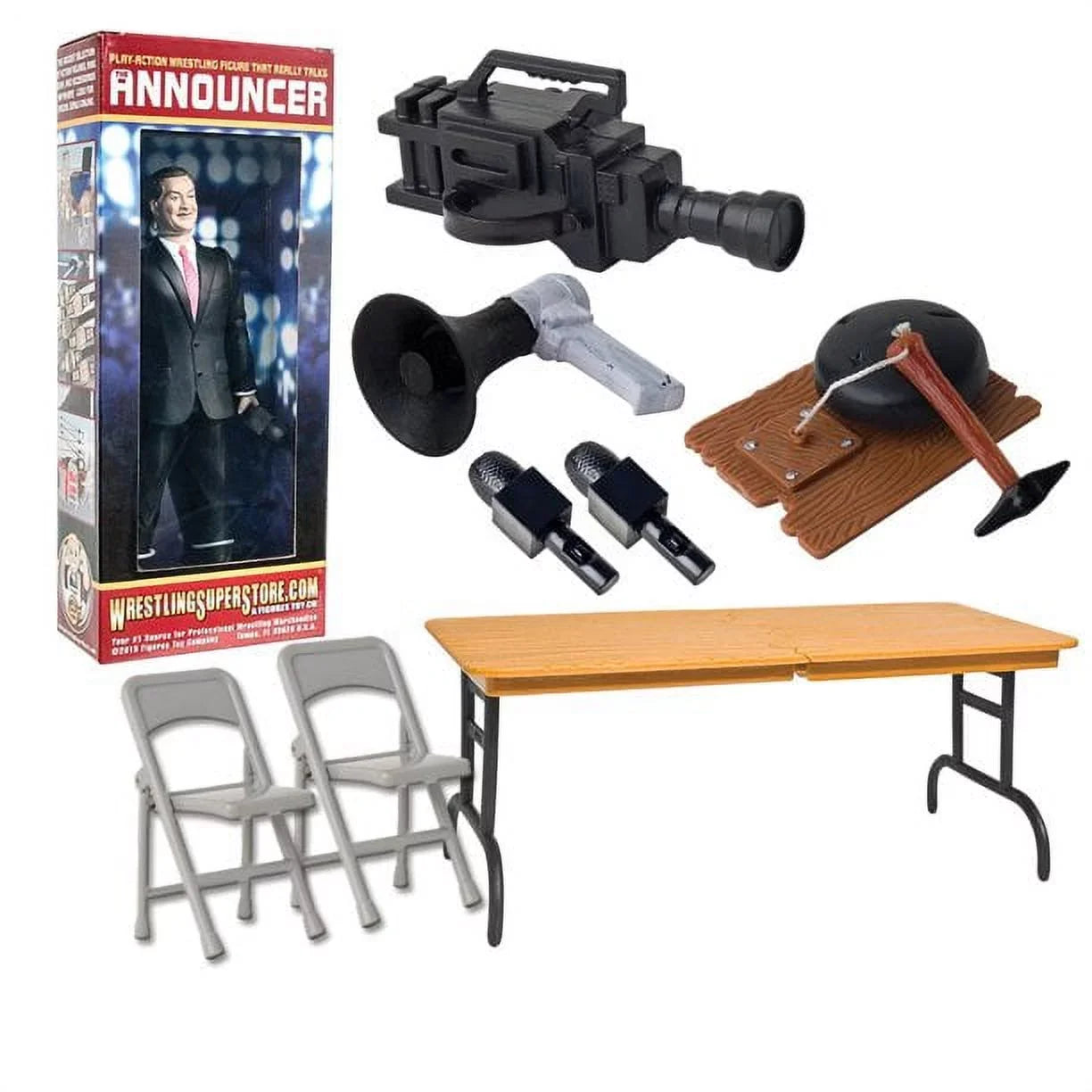 For Gear Deal Wrestling Special Figure Action Wrestling Figures Announcer 5