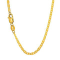 Inches, Anklet, - 2.3 Solid Gold mm Chain Claw Clasp 10k 10 Mariner Yellow Lobster 1.7gr.